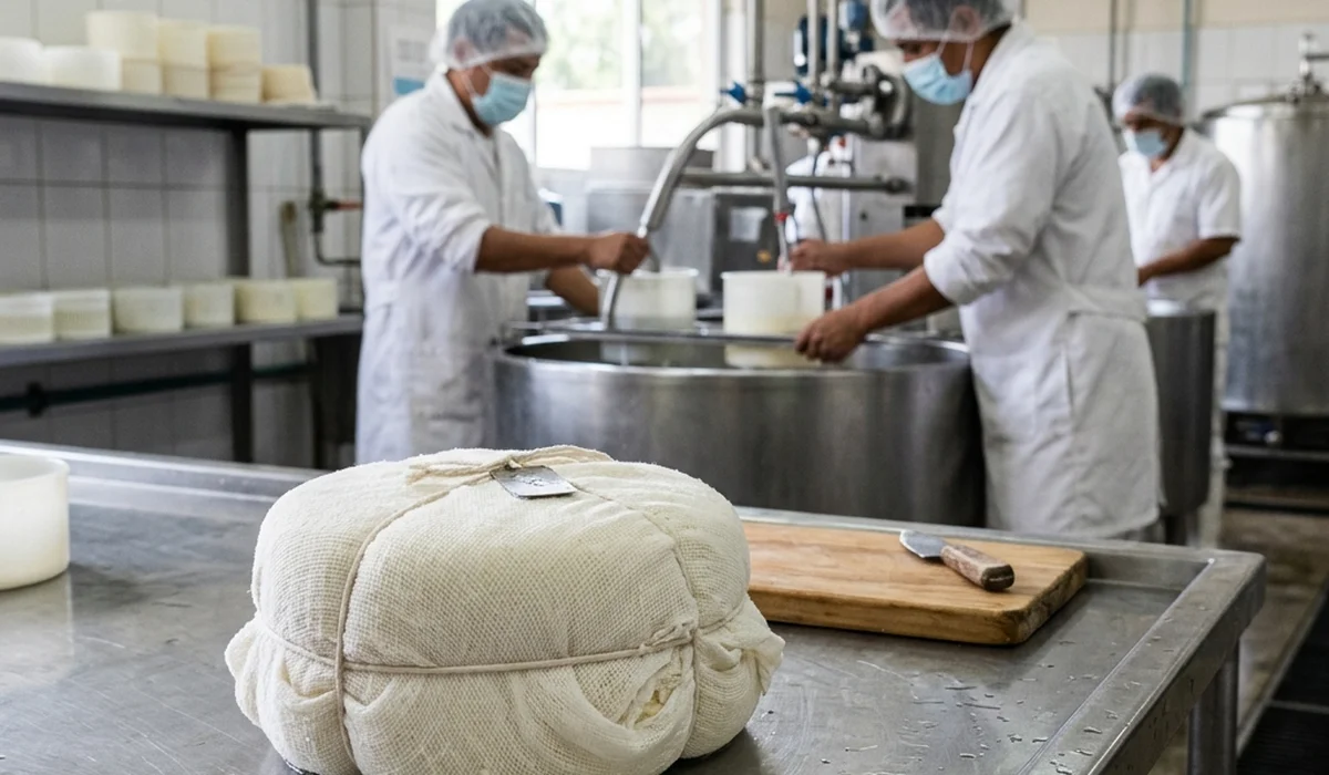 Formado tradicional de Queso de Tela